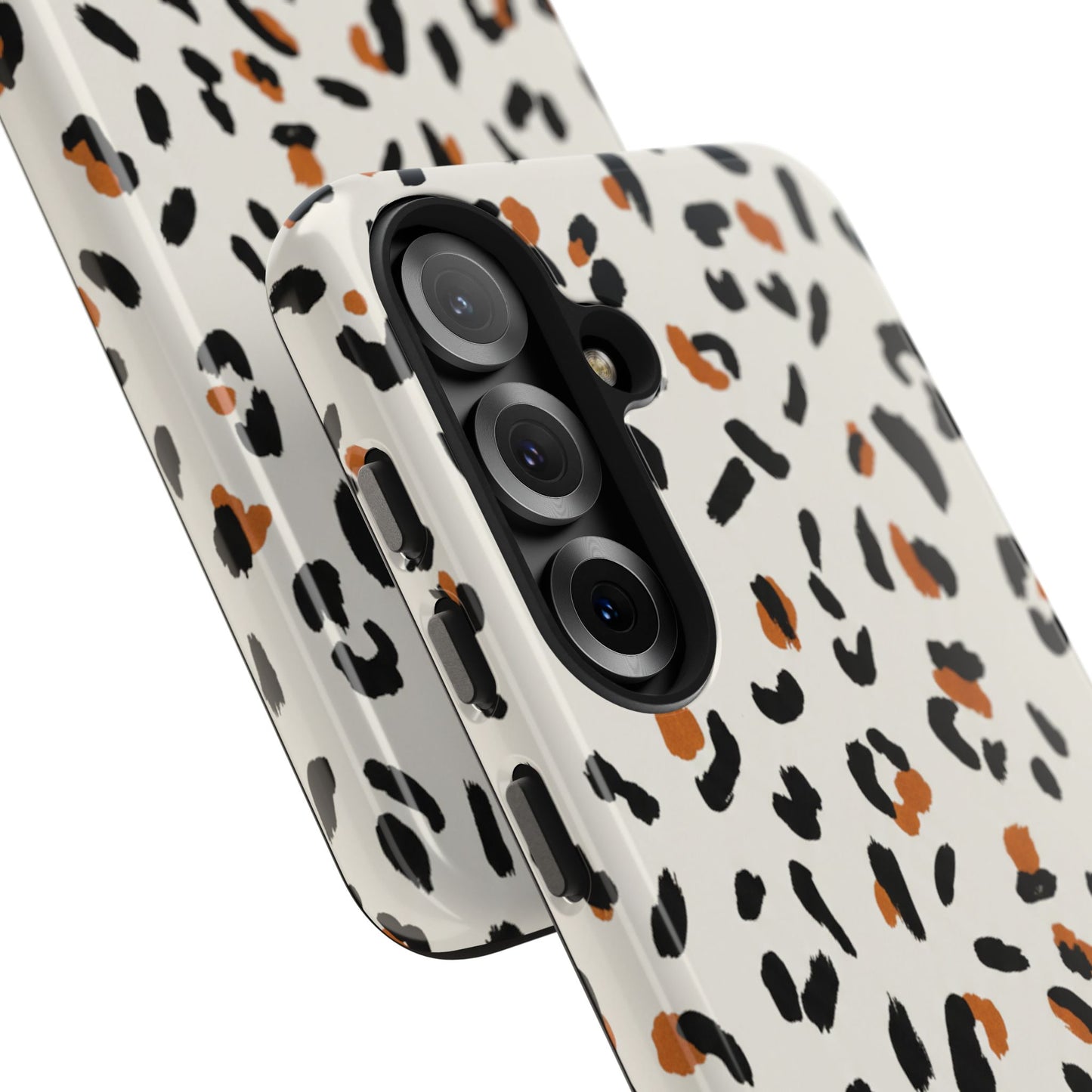 Leopard Print Tough Phone Case — Stylish Protective iPhone Cover