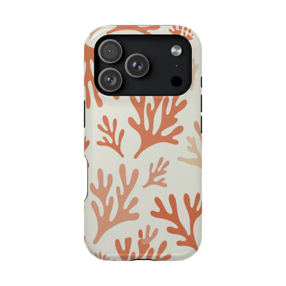 Coral Reef Magnetic Impact Phone Case — Protective MagSafe-Compatible Design