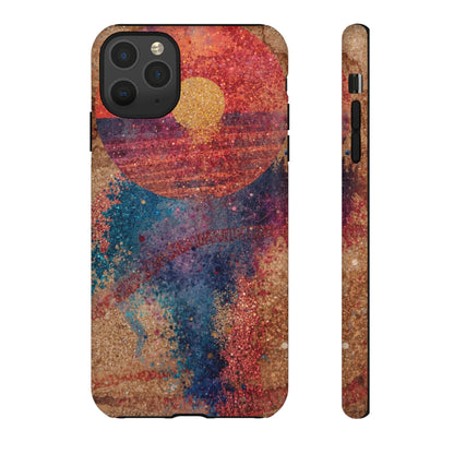 Retro Sunset Tough Phone Case