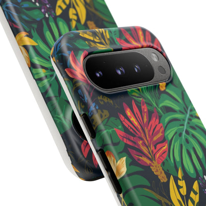 Tropical Floral Phone Case — Vibrant Jungle Leaf Protective Cover