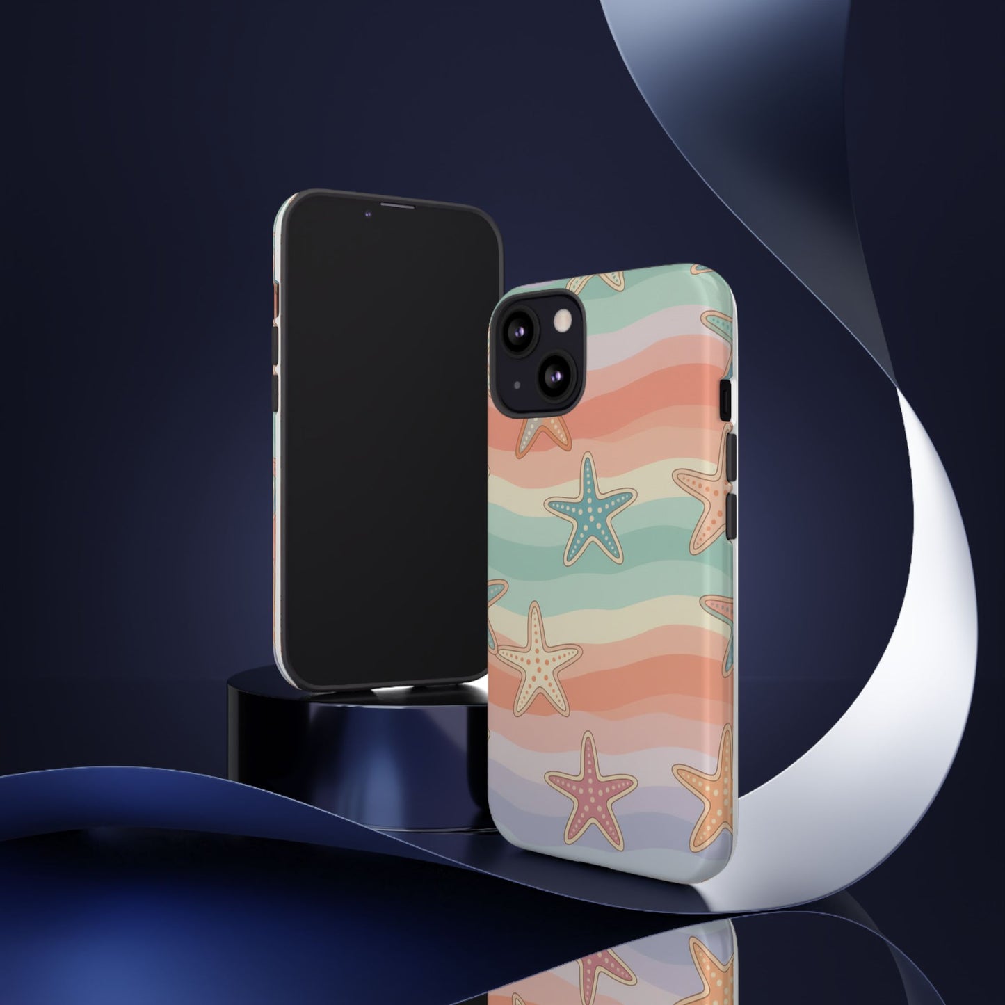 Starfish Wave Tough Phone Case — Pastel Beach Protective Cover