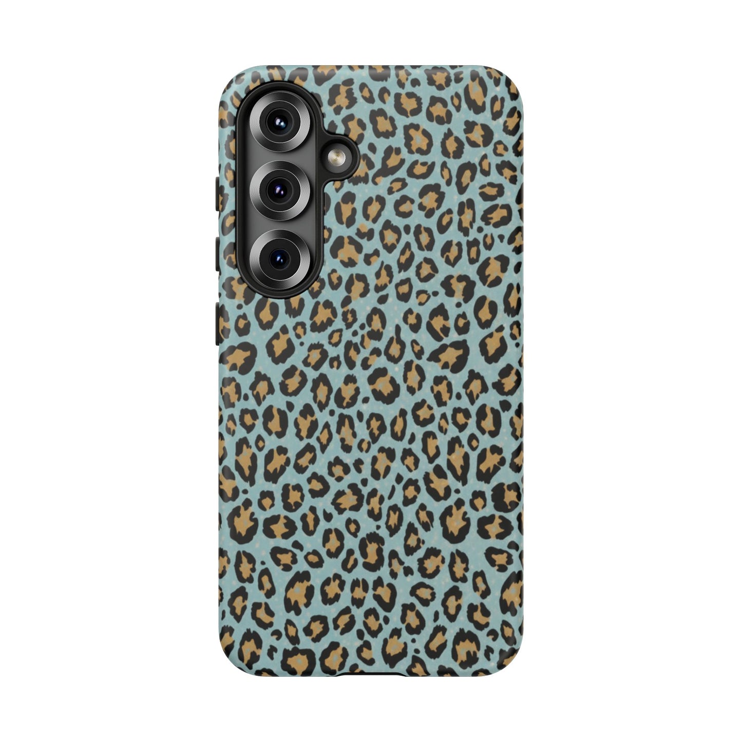 Leopard Print Tough Phone Case - Blue Cheetah Protective Cover