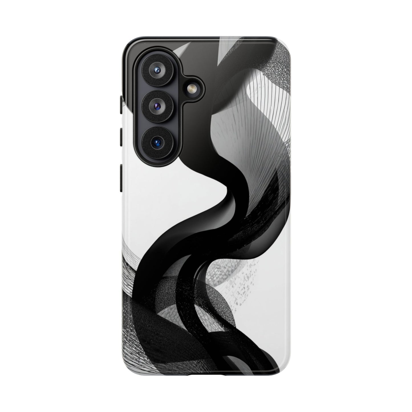 Phone Case — Monochrome Abstract Protective Cover