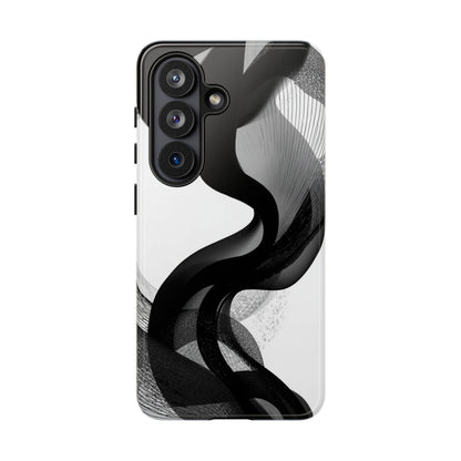 Phone Case — Monochrome Abstract Protective Cover