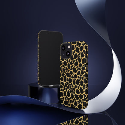 Giraffe Print Tough Phone Case — Durable Leopard-Style Protective Cover