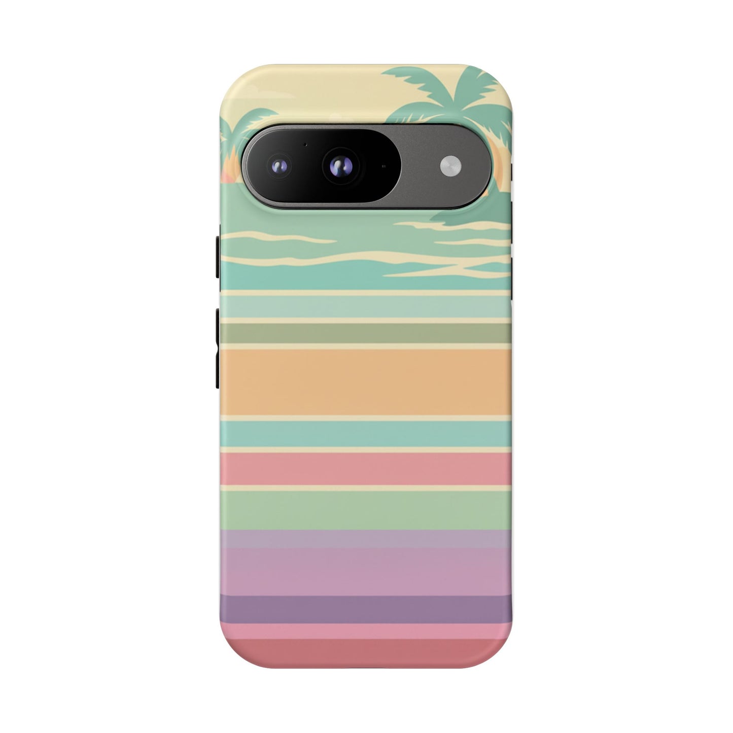 Tough Case — Retro Pastel Sunset Palm Tree Phone Case