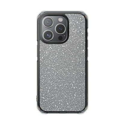 Clear Magnetic Impact Phone Case — Sparkle Glitter Protective Cover