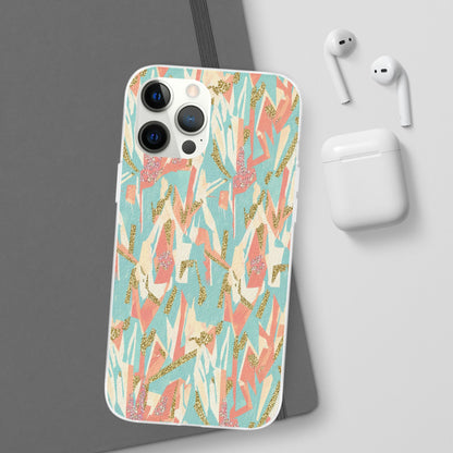 Pastel Abstract Floral Phone Case - Flexi Case