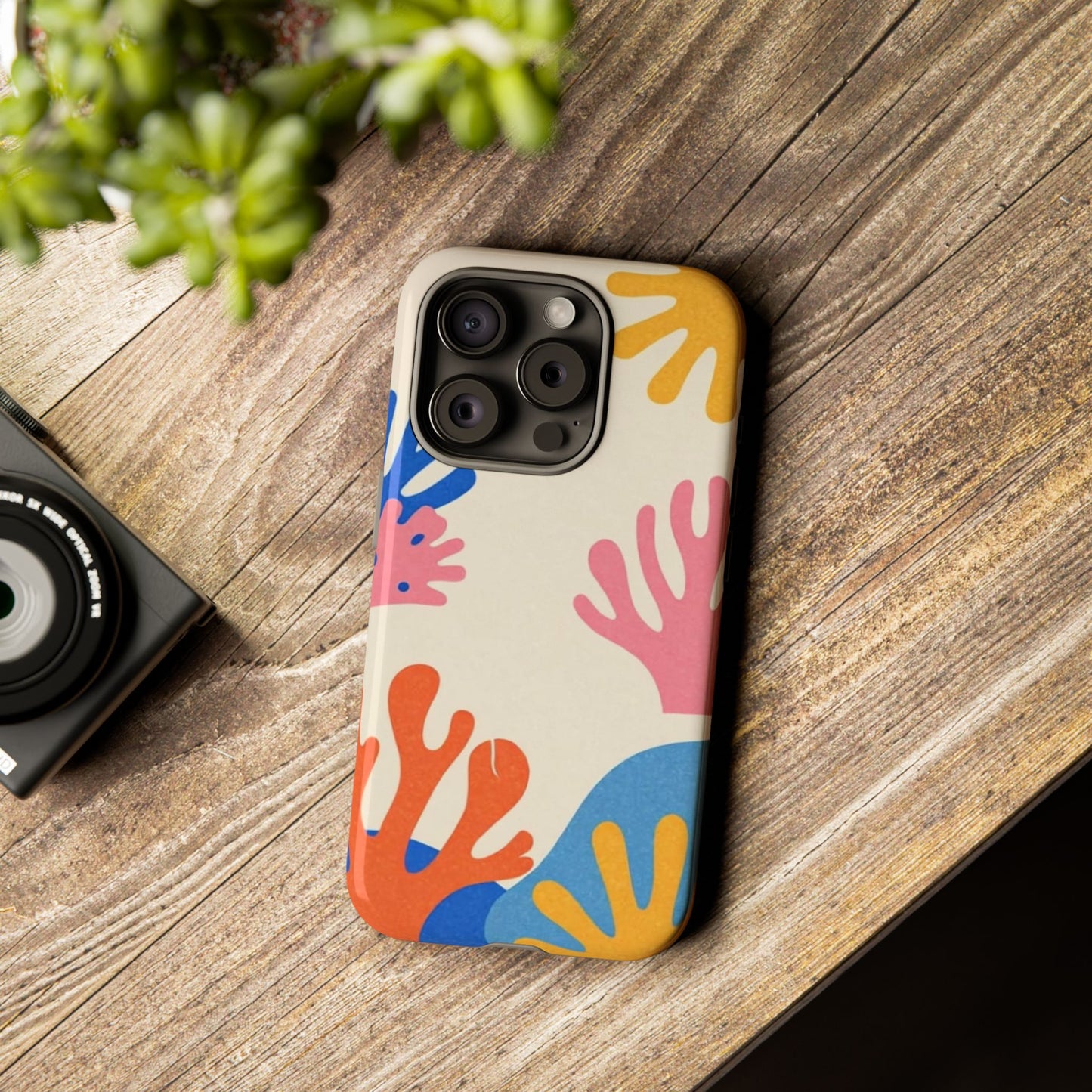 Tough Cases — Colorful Coral Pattern Phone Case