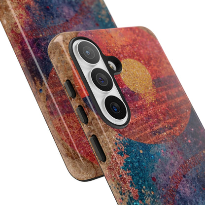 Retro Sunset Tough Phone Case