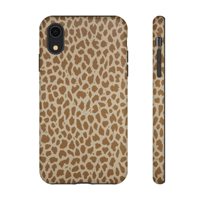 Leopard Print Tough Phone Case — Slim Protective Animal Pattern