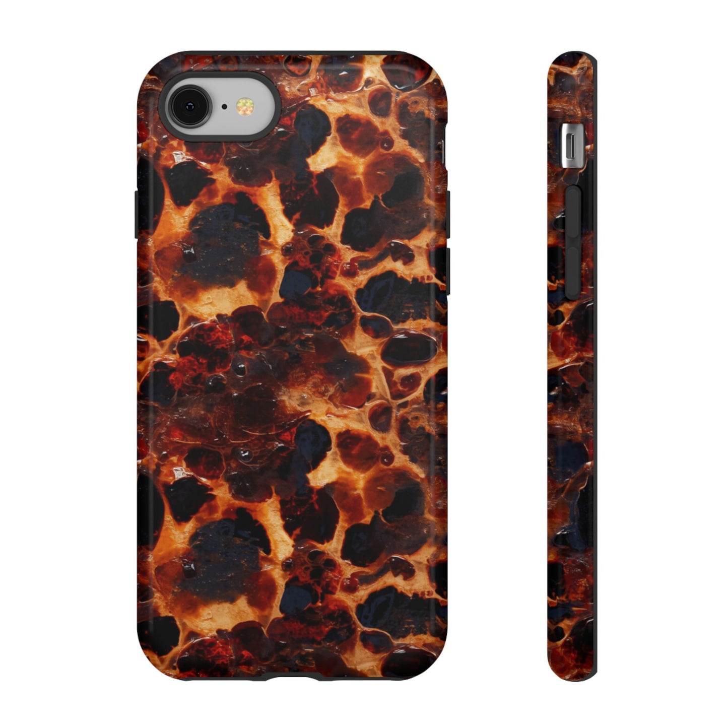 Tortoiseshell Phone Case — Protective iPhone Cover with Classic Amber Pattern