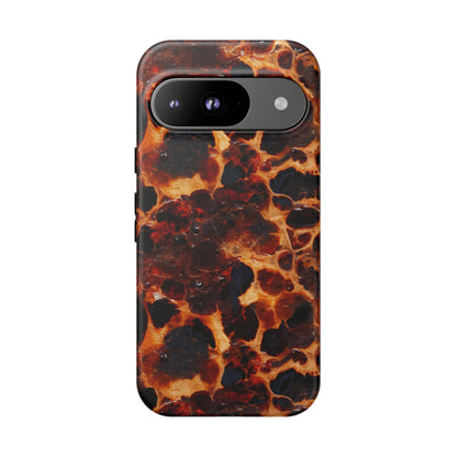 Tortoiseshell Phone Case — Protective iPhone Cover with Classic Amber Pattern