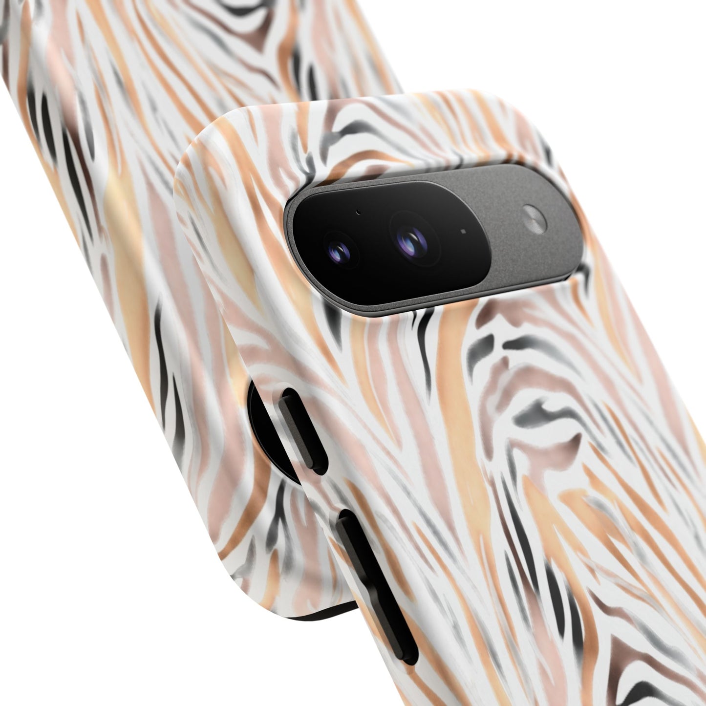 Tough Case — Neutral Watercolor Tiger Stripe Phone Case