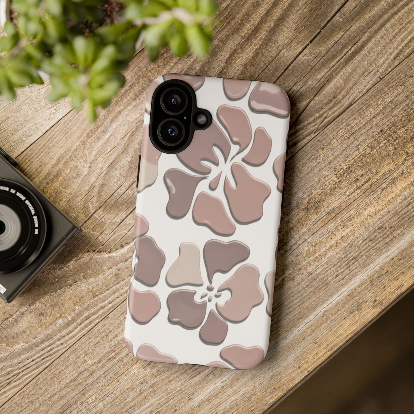 Tough Cases — Neutral Floral Tough Phone Case