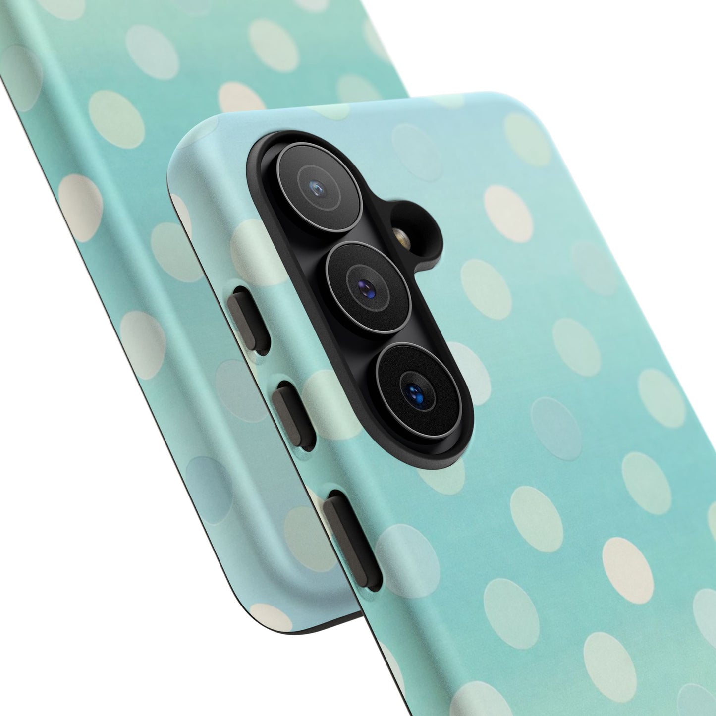 Abstract Palm Tough Phone Case — Minimal Coastal Blue Protective Cover