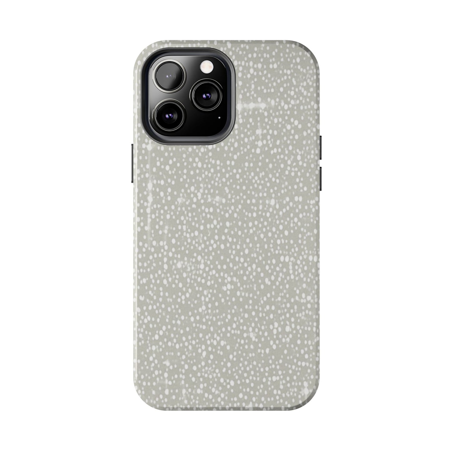 Speckled Gray Tough Phone Case — Protective Shockproof iPhone Cover