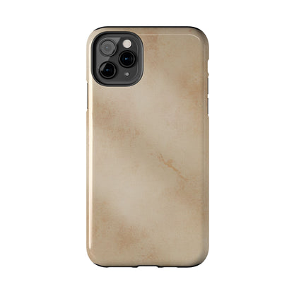 Tough Phone Case — Vintage Beige Marble Protective Phone Cover