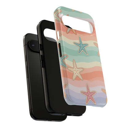 Starfish Wave Tough Phone Case — Pastel Beach Protective Cover