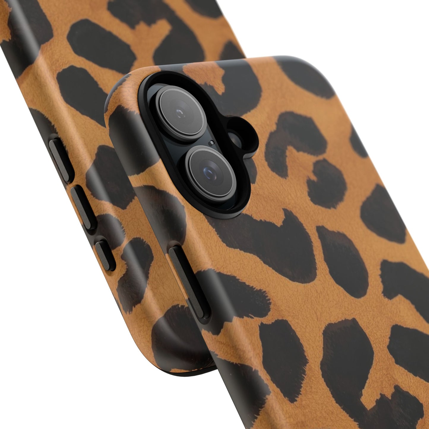 Leopard Print Tough Phone Case — Protective Animal Print iPhone Case