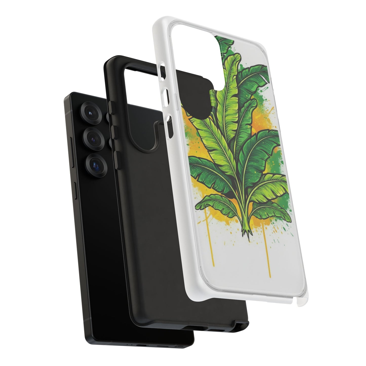 Tropical Banana Leaf Phone Case — Vibrant Green Plant Protector