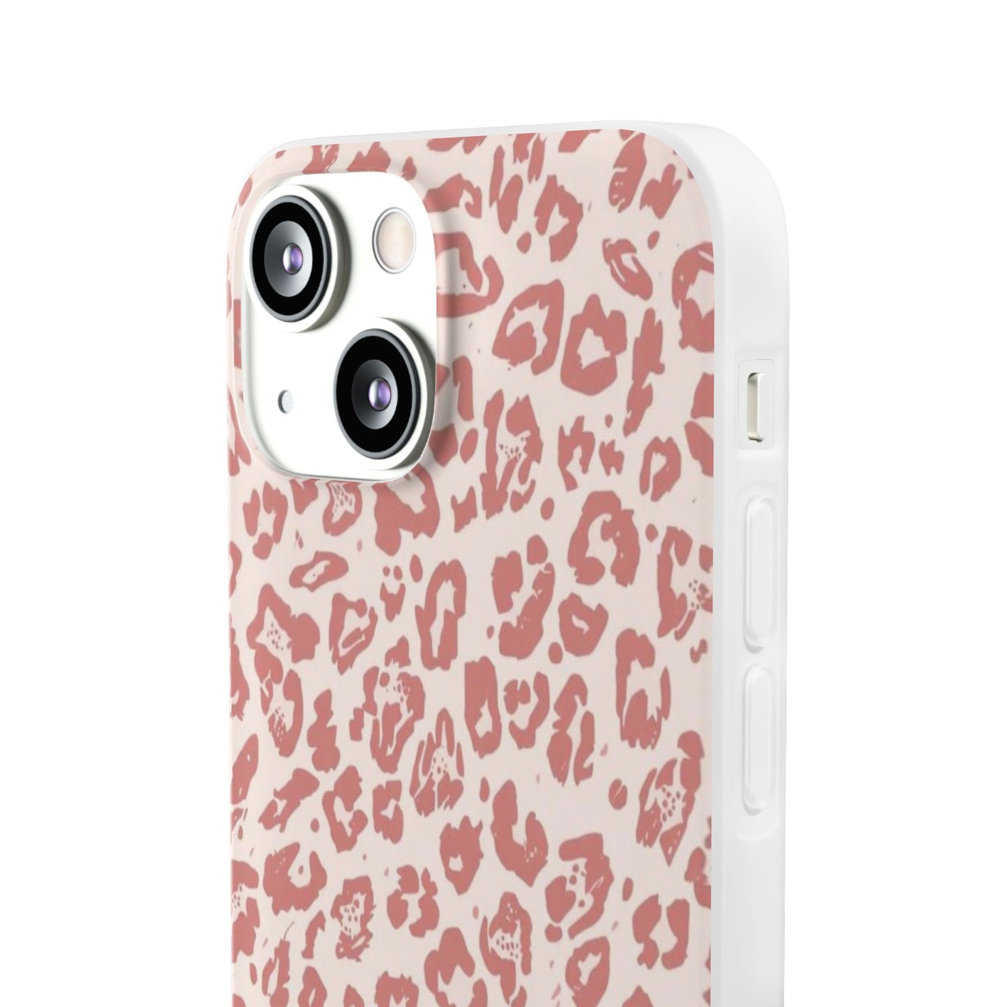 Pink Leopard Print Phone Case – Slim Flexible Protective Cover