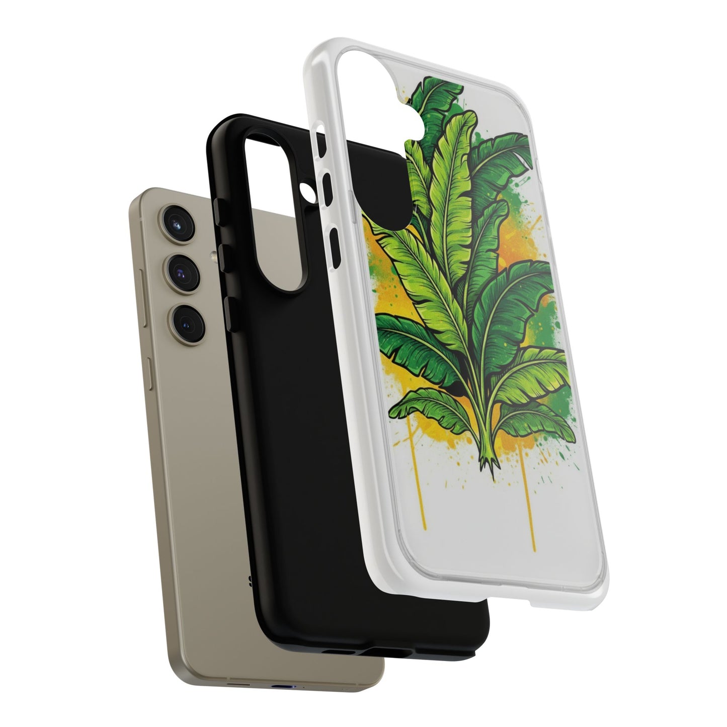 Tropical Banana Leaf Phone Case — Vibrant Green Plant Protector