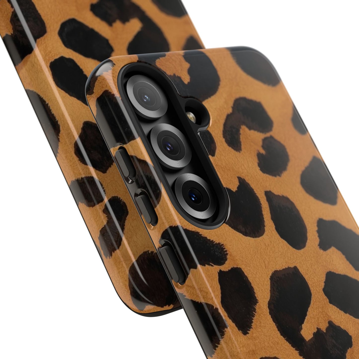 Leopard Print Tough Phone Case — Protective Animal Print iPhone Case