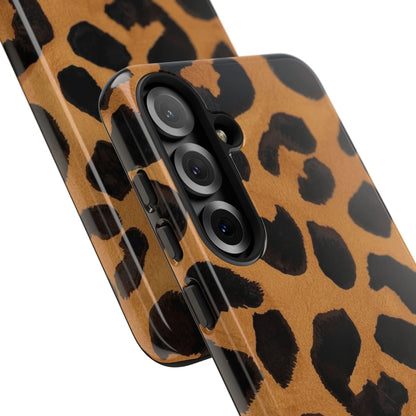 Leopard Print Tough Phone Case — Protective Animal Print iPhone Case