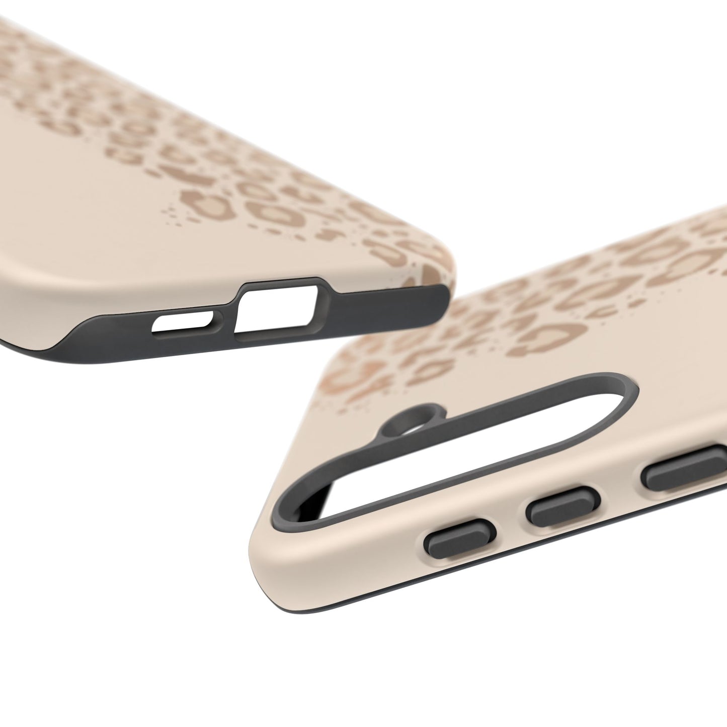 Phone Case – Beige Leopard Print Protective Cover