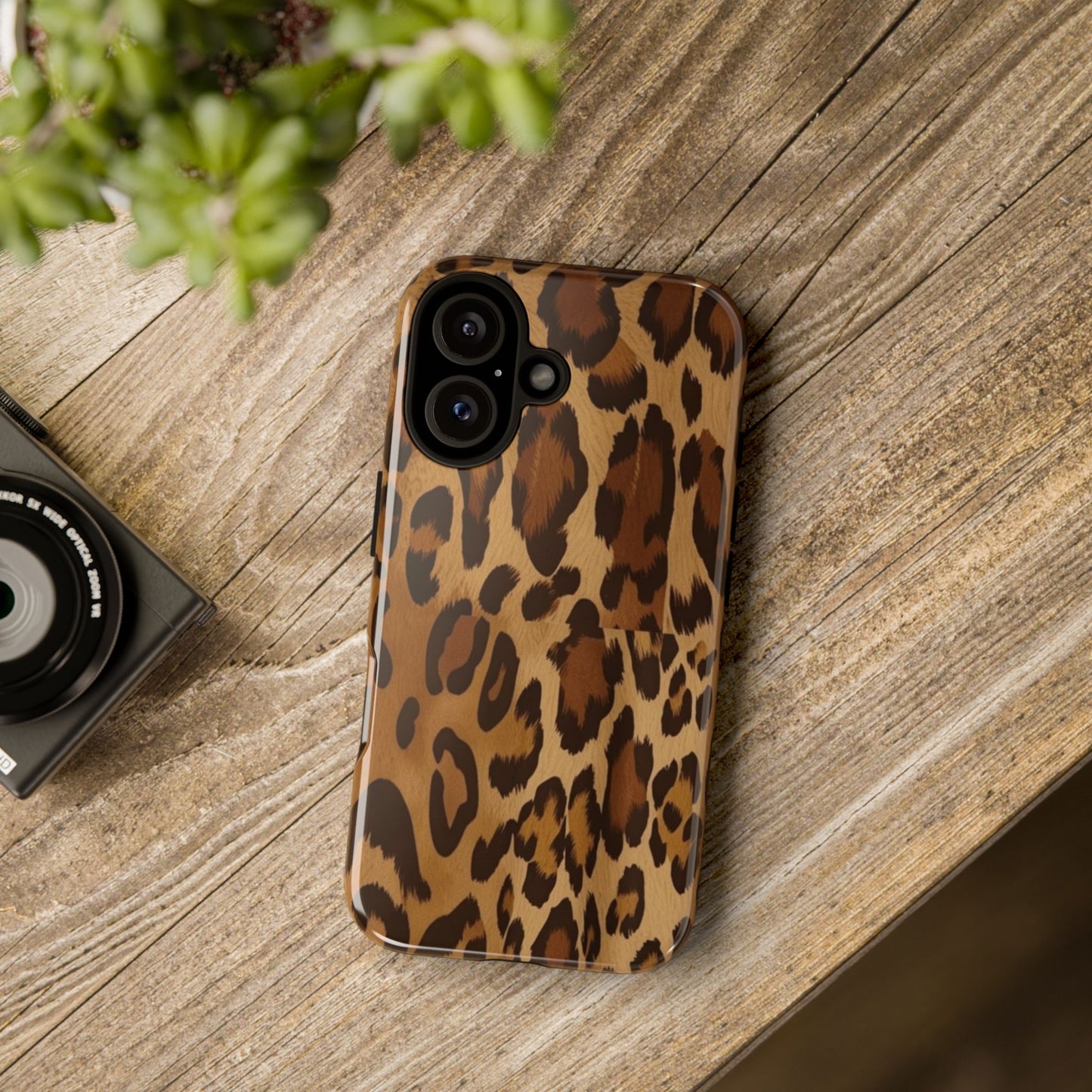 Leopard Print Tough Phone Case