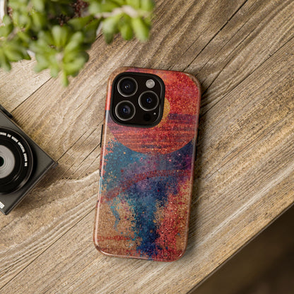 Retro Sunset Tough Phone Case