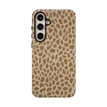 Leopard Print Tough Phone Case — Slim Protective Animal Pattern