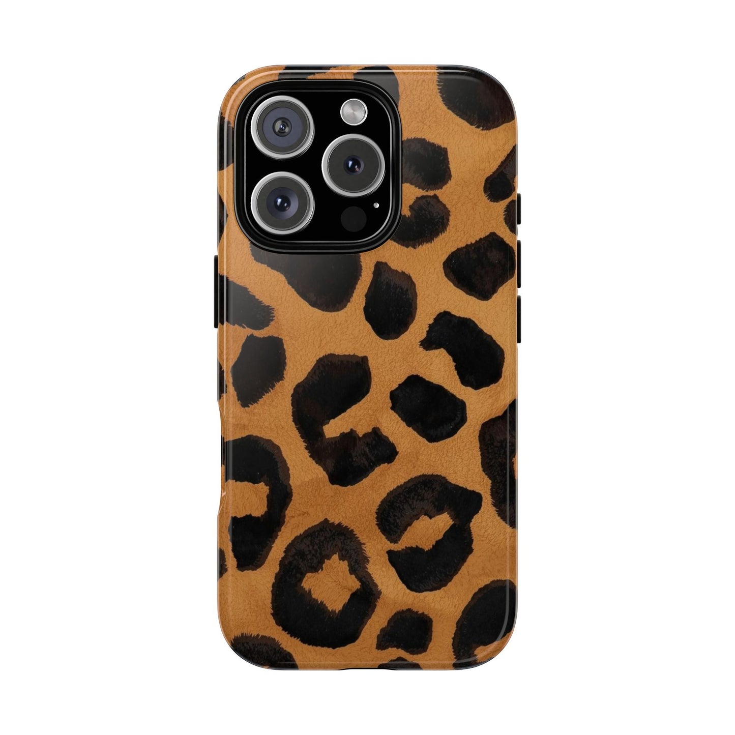 Leopard Print Tough Phone Case — Protective Animal Print iPhone Case