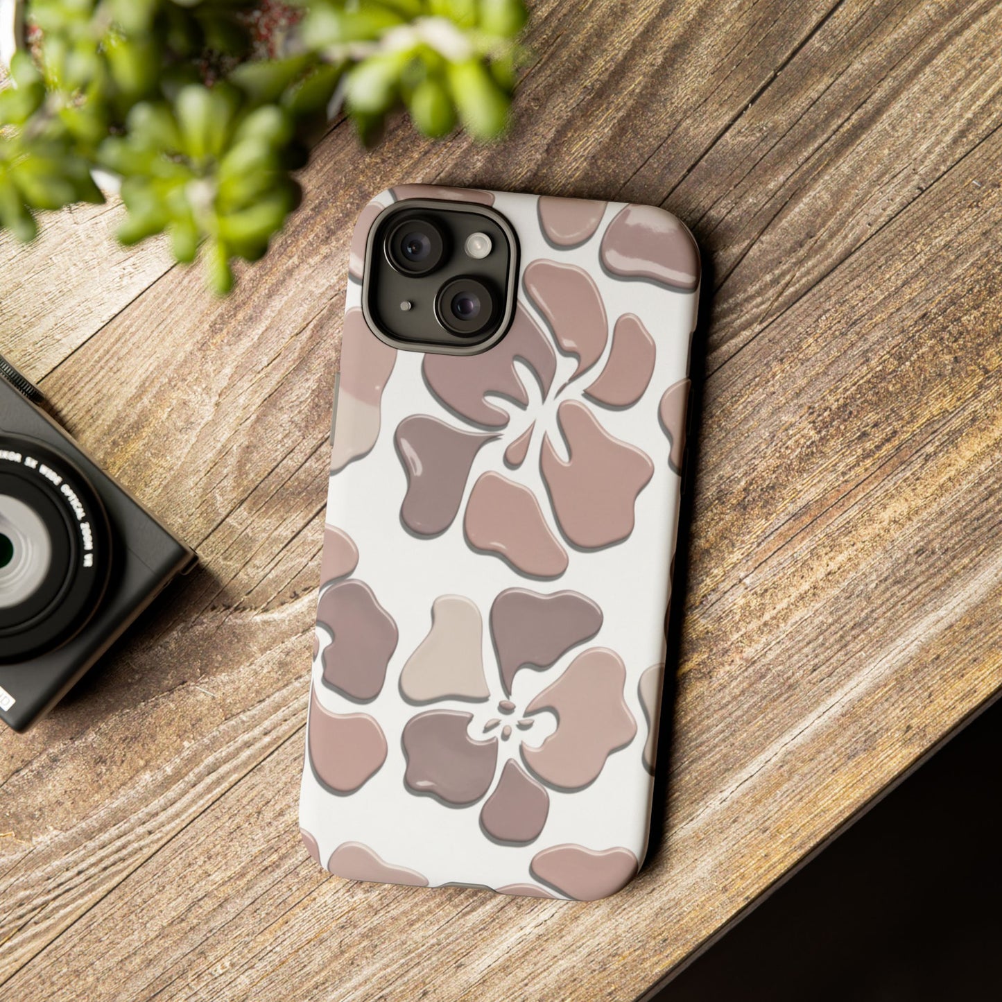 Tough Cases — Neutral Floral Tough Phone Case