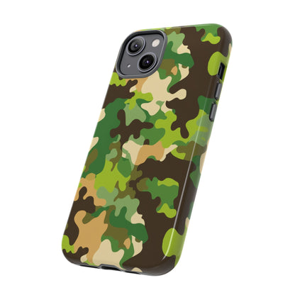 Camouflage Tough Phone Case — Military Camo Protective Cover