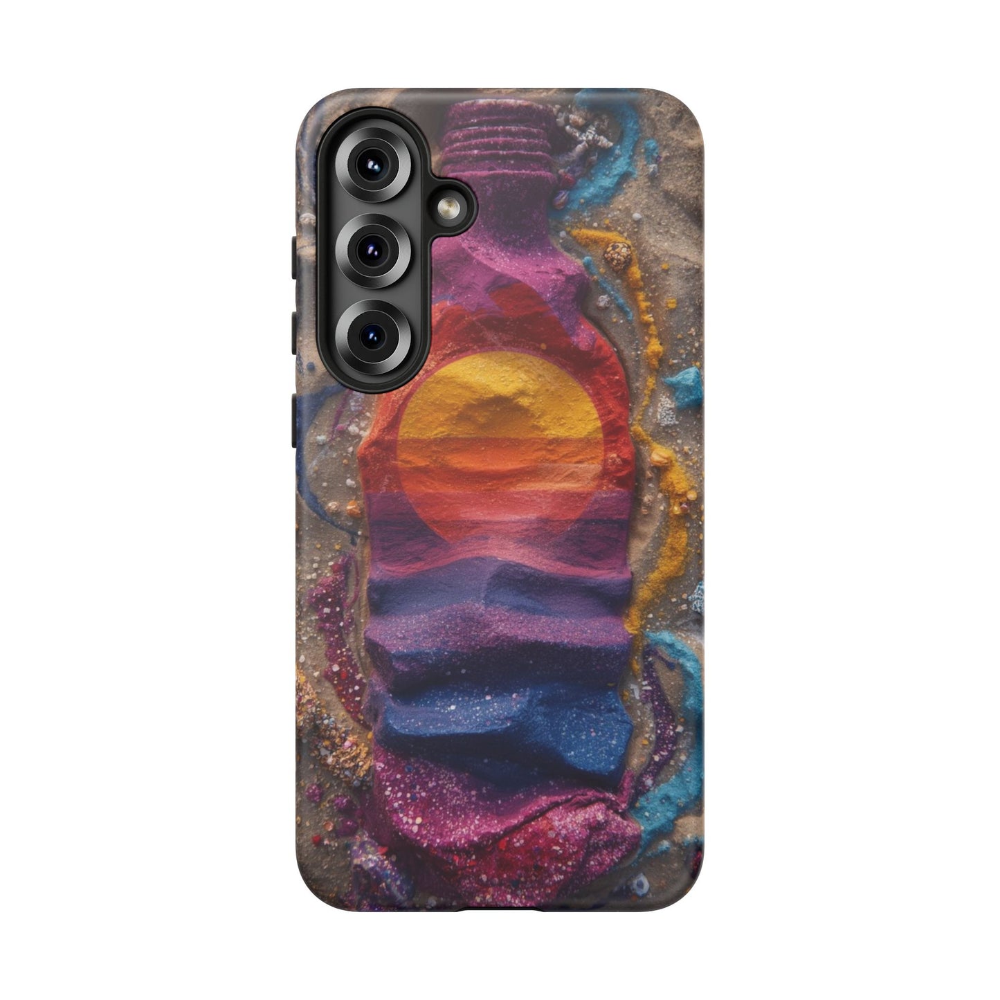 Phone Case — Colorful Sand Art Sunset Tough Protective Case