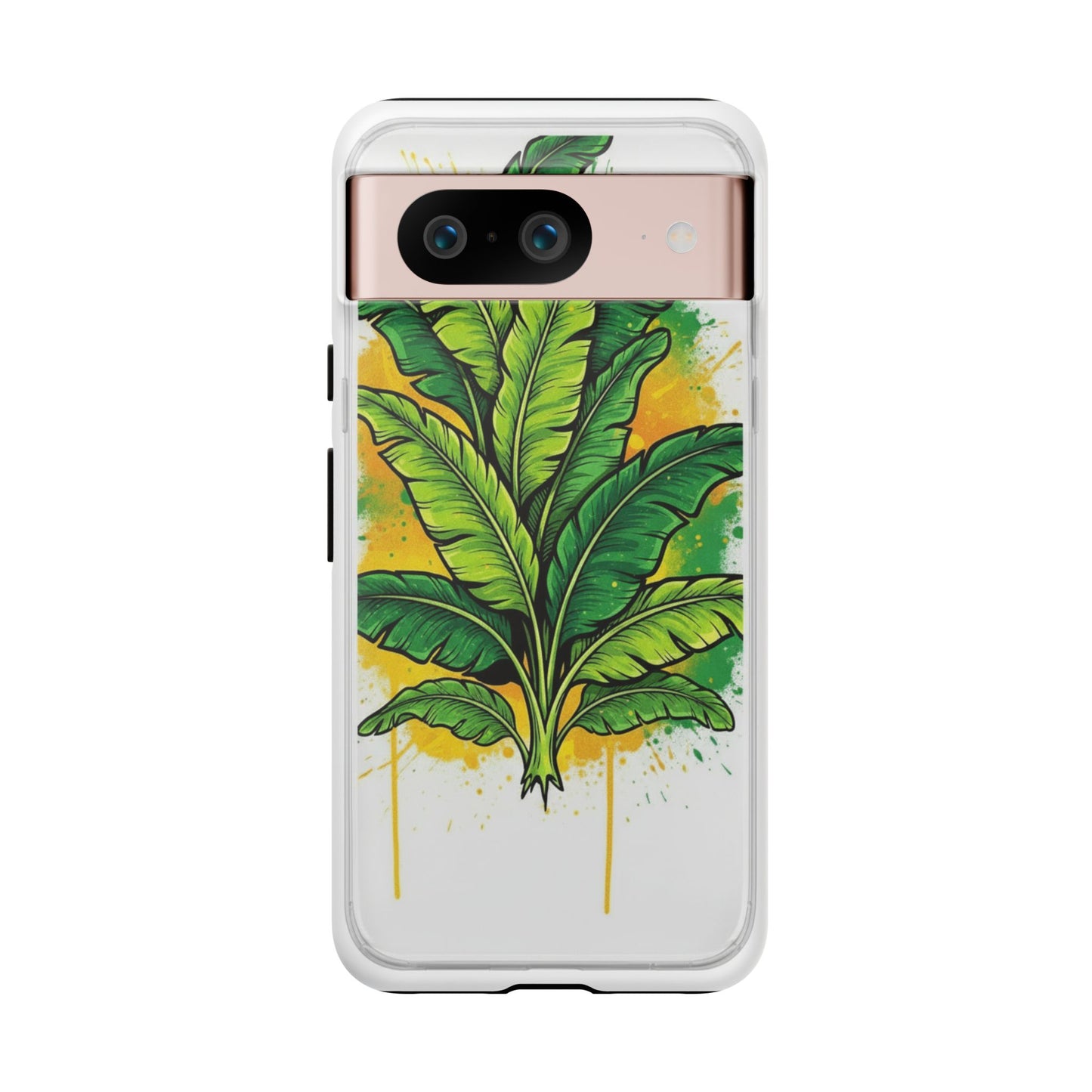 Tropical Banana Leaf Phone Case — Vibrant Green Plant Protector