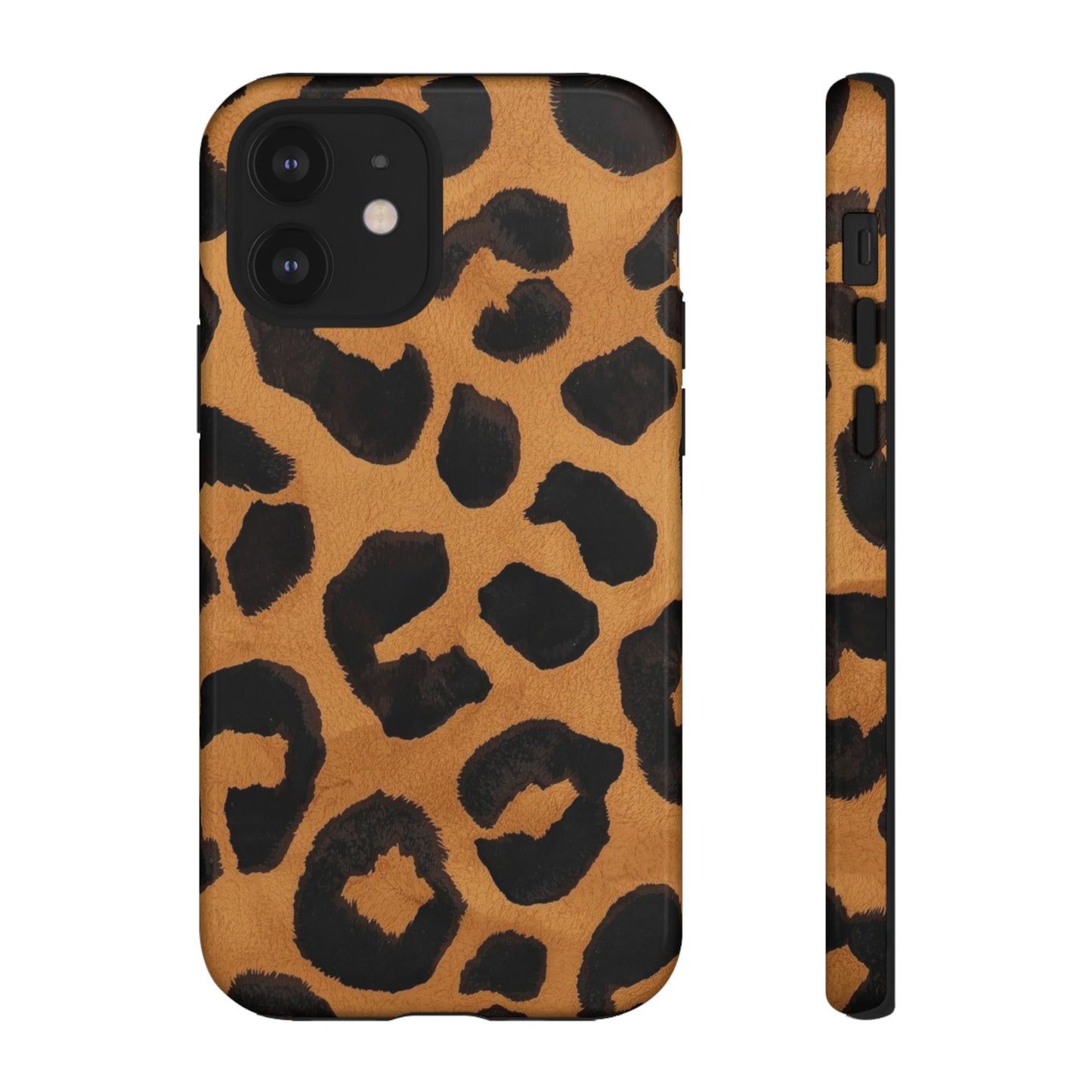 Leopard Print Tough Phone Case — Protective Animal Print iPhone Case