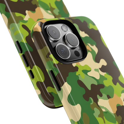 Camouflage Tough Phone Case — Military Camo Protective Cover