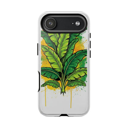 Tropical Banana Leaf Phone Case — Vibrant Green Plant Protector
