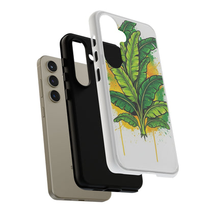 Tropical Banana Leaf Phone Case — Vibrant Green Plant Protector