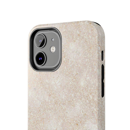 Marble Texture Tough Phone Case — Sandstone Protective Phone Cover