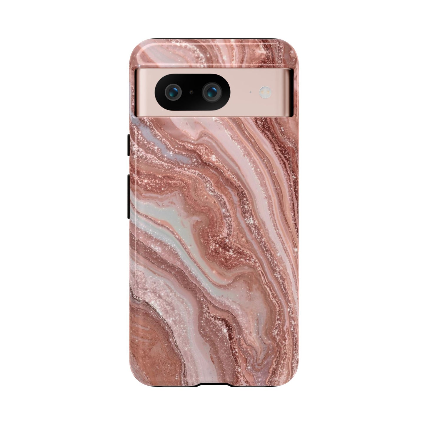 Rose Gold Marble Tough Phone Case