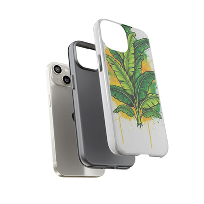 Tropical Banana Leaf Phone Case — Vibrant Green Plant Protector