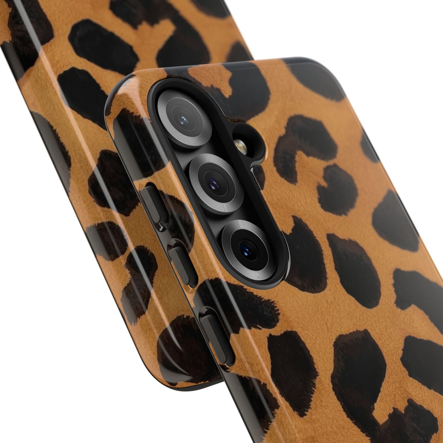 Leopard Print Tough Phone Case — Protective Animal Print iPhone Case