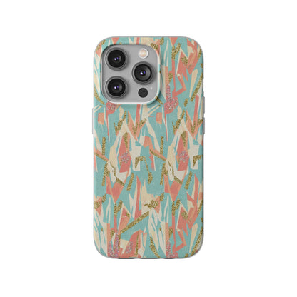Pastel Abstract Floral Phone Case - Flexi Case