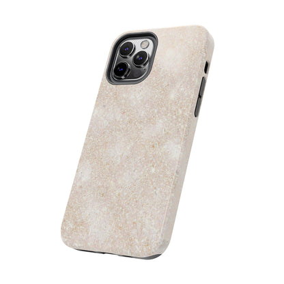 Marble Texture Tough Phone Case — Sandstone Protective Phone Cover
