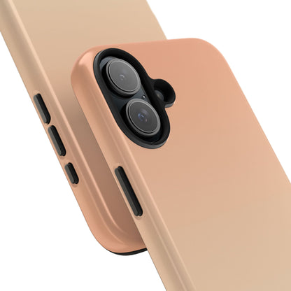 Gradient Tough Phone Case — Peach Ombre Protective Cover