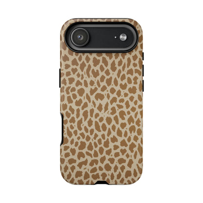 Leopard Print Tough Phone Case — Slim Protective Animal Pattern